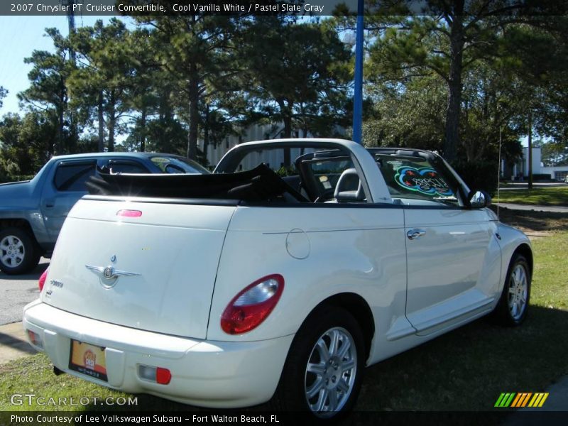 Cool Vanilla White / Pastel Slate Gray 2007 Chrysler PT Cruiser Convertible