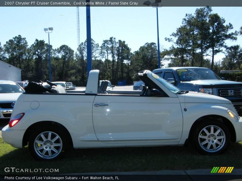 Cool Vanilla White / Pastel Slate Gray 2007 Chrysler PT Cruiser Convertible