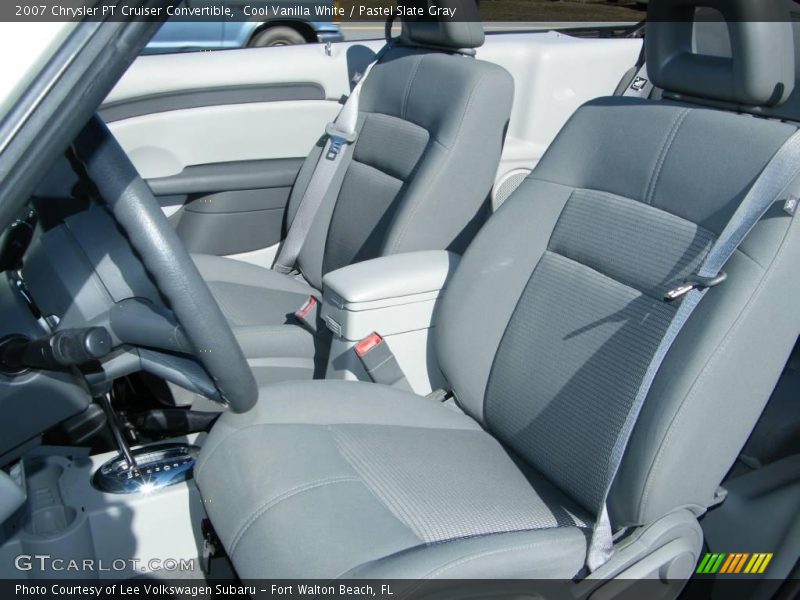 Cool Vanilla White / Pastel Slate Gray 2007 Chrysler PT Cruiser Convertible