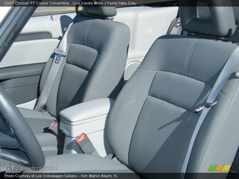 Cool Vanilla White / Pastel Slate Gray 2007 Chrysler PT Cruiser Convertible