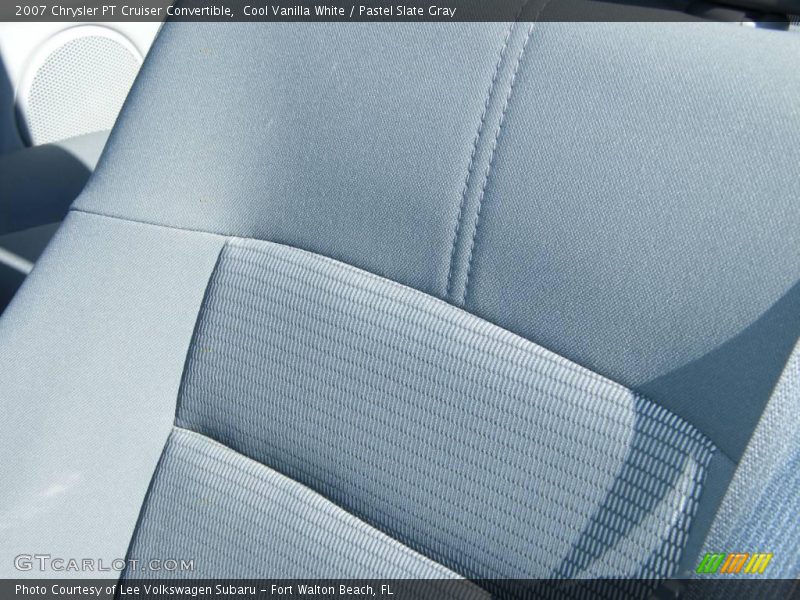 Cool Vanilla White / Pastel Slate Gray 2007 Chrysler PT Cruiser Convertible