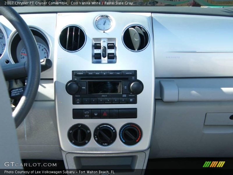 Cool Vanilla White / Pastel Slate Gray 2007 Chrysler PT Cruiser Convertible