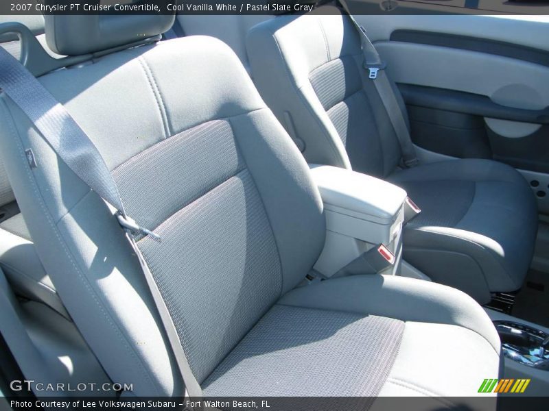 Cool Vanilla White / Pastel Slate Gray 2007 Chrysler PT Cruiser Convertible