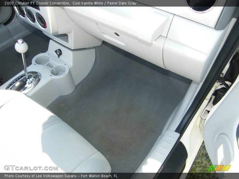 Cool Vanilla White / Pastel Slate Gray 2007 Chrysler PT Cruiser Convertible