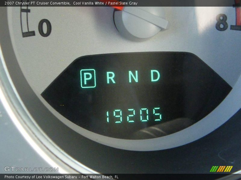 Cool Vanilla White / Pastel Slate Gray 2007 Chrysler PT Cruiser Convertible