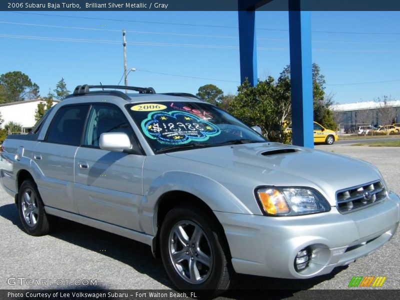 Brilliant Silver Metallic / Gray 2006 Subaru Baja Turbo
