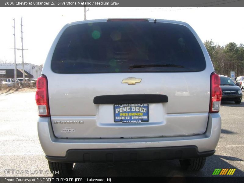 Silverstone Metallic / Medium Gray 2006 Chevrolet Uplander LS