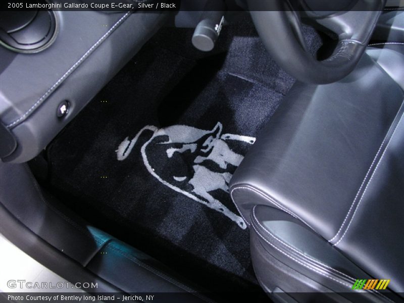 Silver / Black 2005 Lamborghini Gallardo Coupe E-Gear