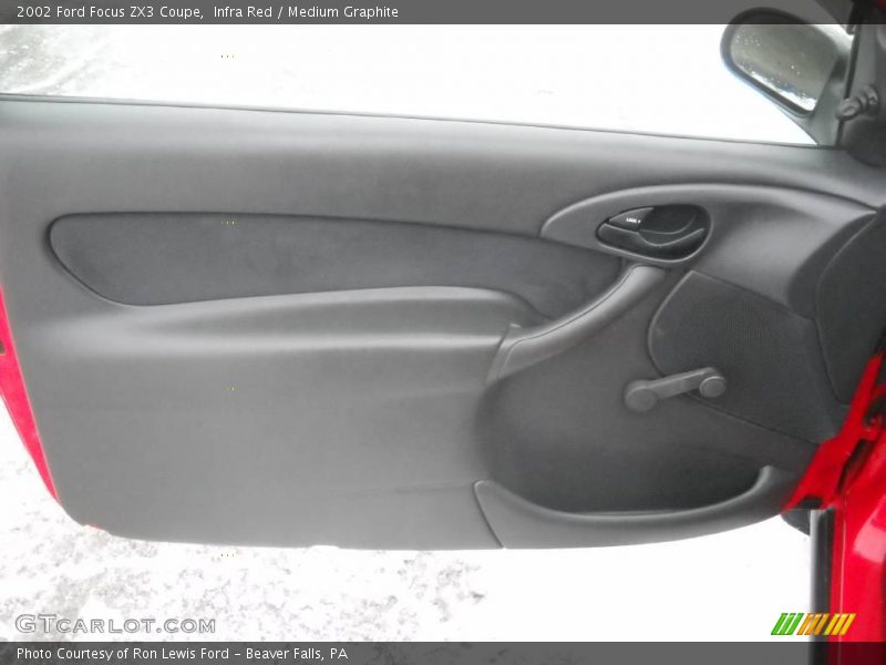 Infra Red / Medium Graphite 2002 Ford Focus ZX3 Coupe