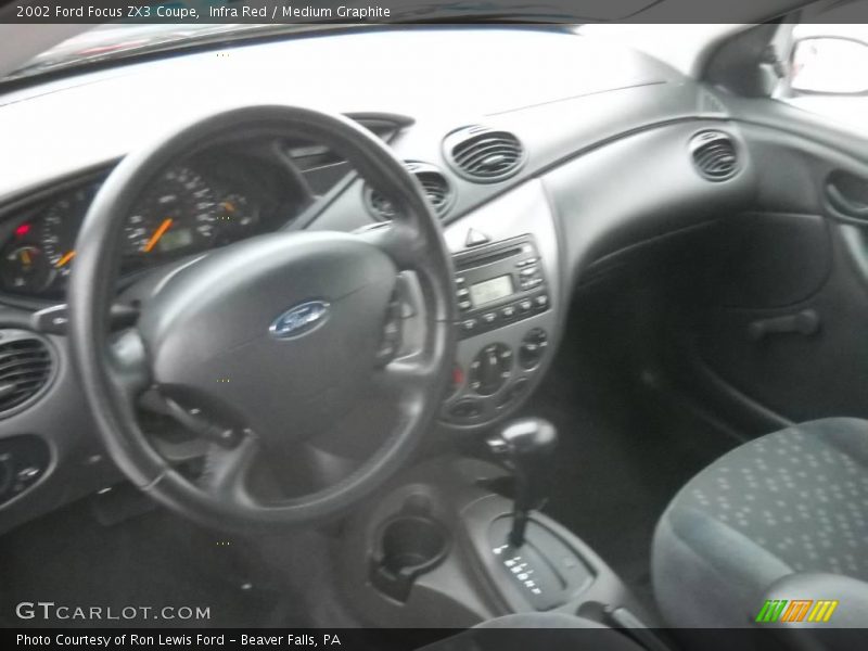 Infra Red / Medium Graphite 2002 Ford Focus ZX3 Coupe