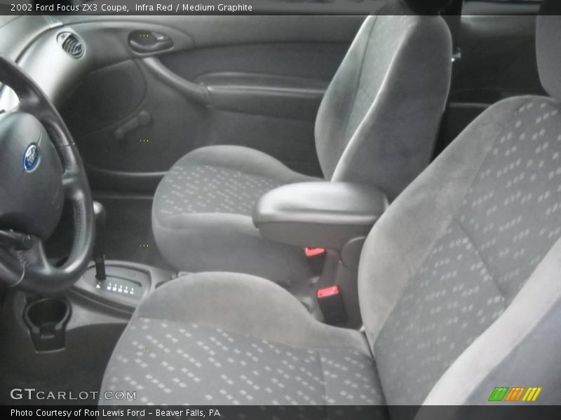 Infra Red / Medium Graphite 2002 Ford Focus ZX3 Coupe