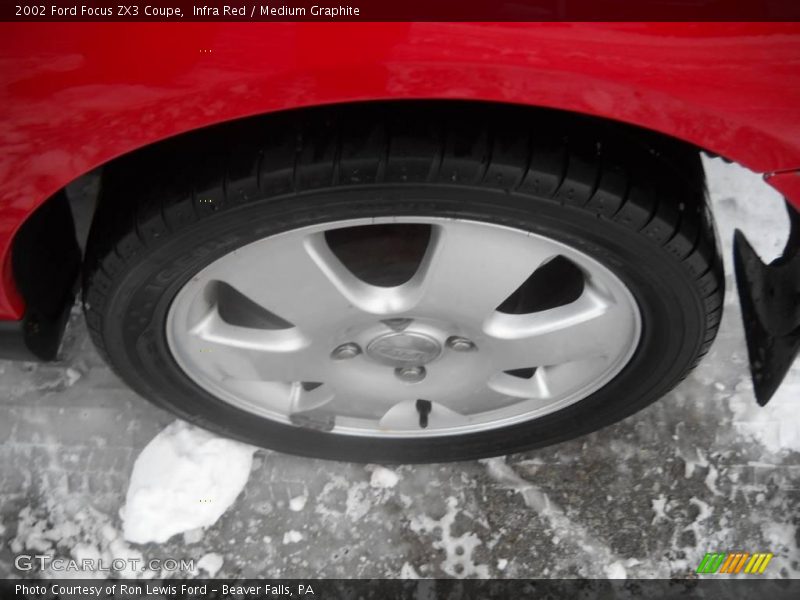 Infra Red / Medium Graphite 2002 Ford Focus ZX3 Coupe