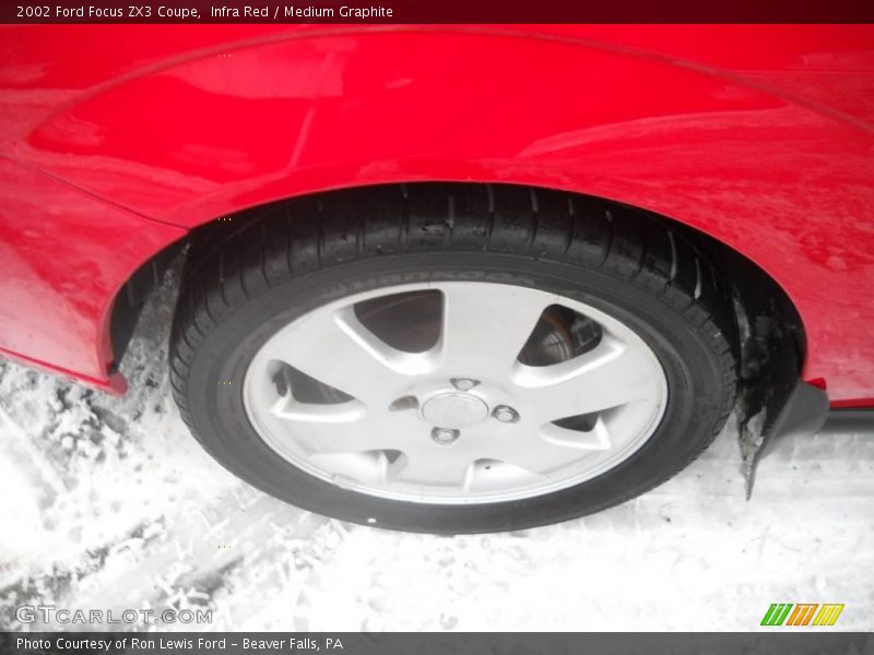 Infra Red / Medium Graphite 2002 Ford Focus ZX3 Coupe