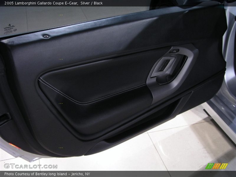 Silver / Black 2005 Lamborghini Gallardo Coupe E-Gear