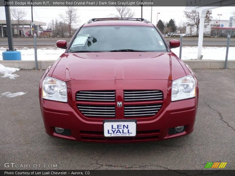 Inferno Red Crystal Pearl / Dark Slate Gray/Light Graystone 2005 Dodge Magnum R/T