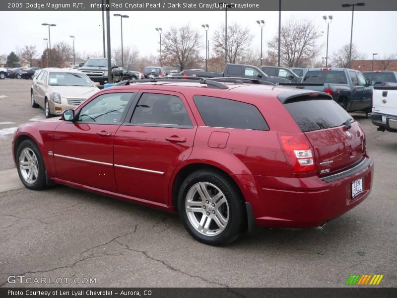Inferno Red Crystal Pearl / Dark Slate Gray/Light Graystone 2005 Dodge Magnum R/T