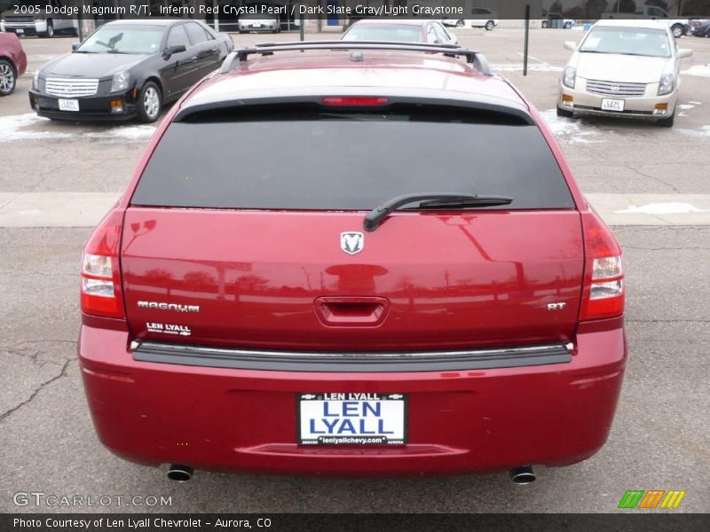 Inferno Red Crystal Pearl / Dark Slate Gray/Light Graystone 2005 Dodge Magnum R/T