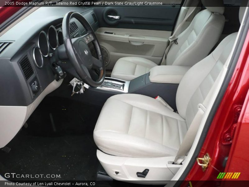 Inferno Red Crystal Pearl / Dark Slate Gray/Light Graystone 2005 Dodge Magnum R/T