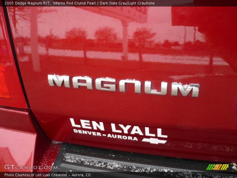 Inferno Red Crystal Pearl / Dark Slate Gray/Light Graystone 2005 Dodge Magnum R/T