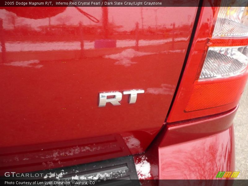 Inferno Red Crystal Pearl / Dark Slate Gray/Light Graystone 2005 Dodge Magnum R/T