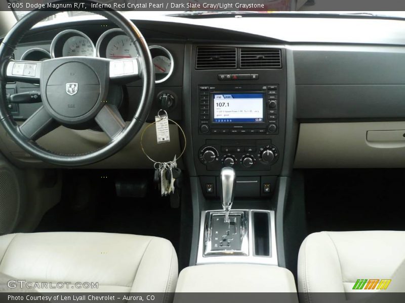 Inferno Red Crystal Pearl / Dark Slate Gray/Light Graystone 2005 Dodge Magnum R/T