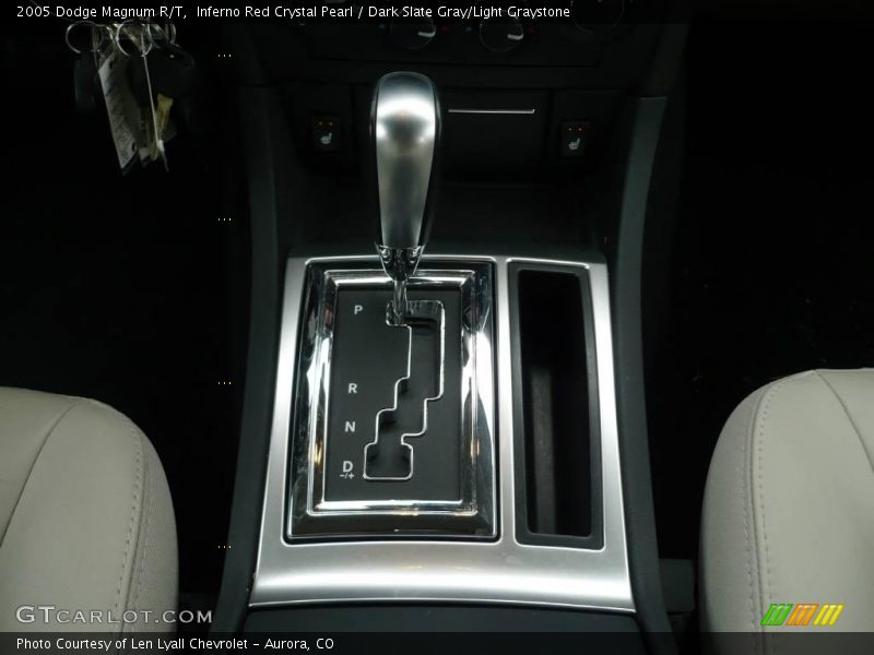 Inferno Red Crystal Pearl / Dark Slate Gray/Light Graystone 2005 Dodge Magnum R/T