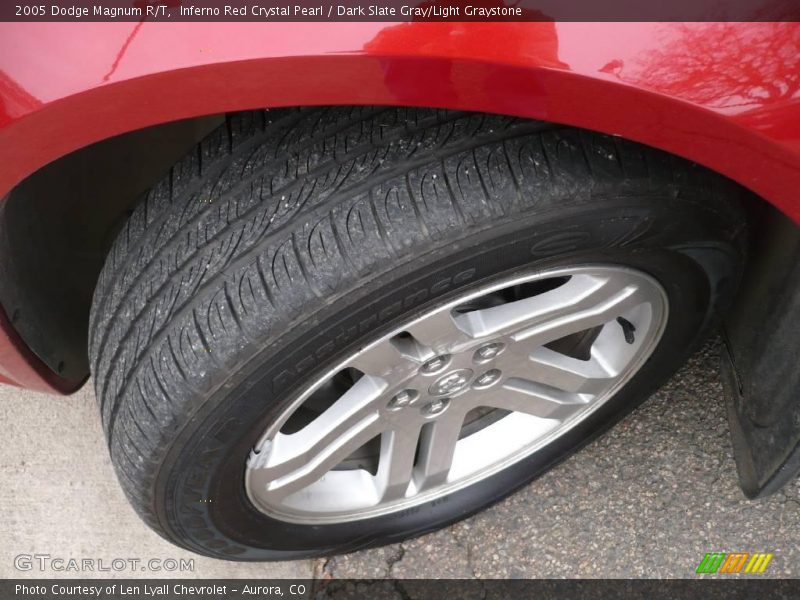 Inferno Red Crystal Pearl / Dark Slate Gray/Light Graystone 2005 Dodge Magnum R/T