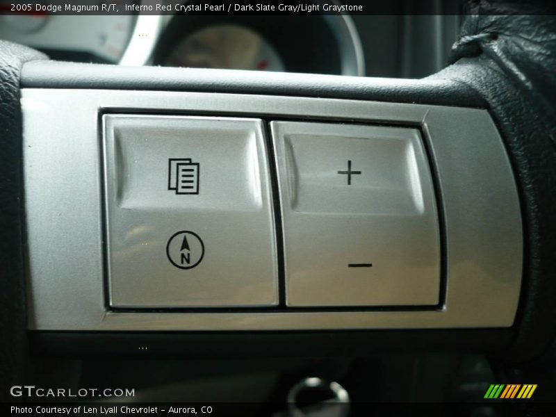 Inferno Red Crystal Pearl / Dark Slate Gray/Light Graystone 2005 Dodge Magnum R/T