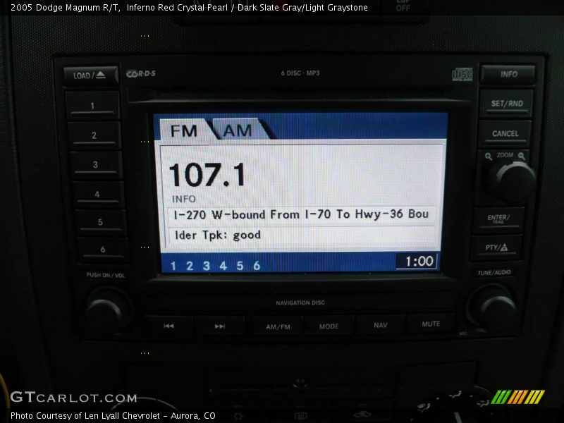 Inferno Red Crystal Pearl / Dark Slate Gray/Light Graystone 2005 Dodge Magnum R/T