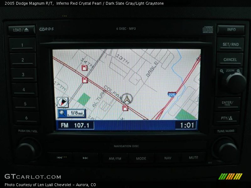 Inferno Red Crystal Pearl / Dark Slate Gray/Light Graystone 2005 Dodge Magnum R/T