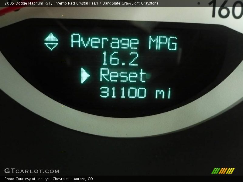 Inferno Red Crystal Pearl / Dark Slate Gray/Light Graystone 2005 Dodge Magnum R/T