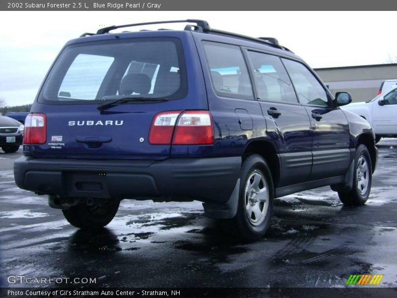 Blue Ridge Pearl / Gray 2002 Subaru Forester 2.5 L