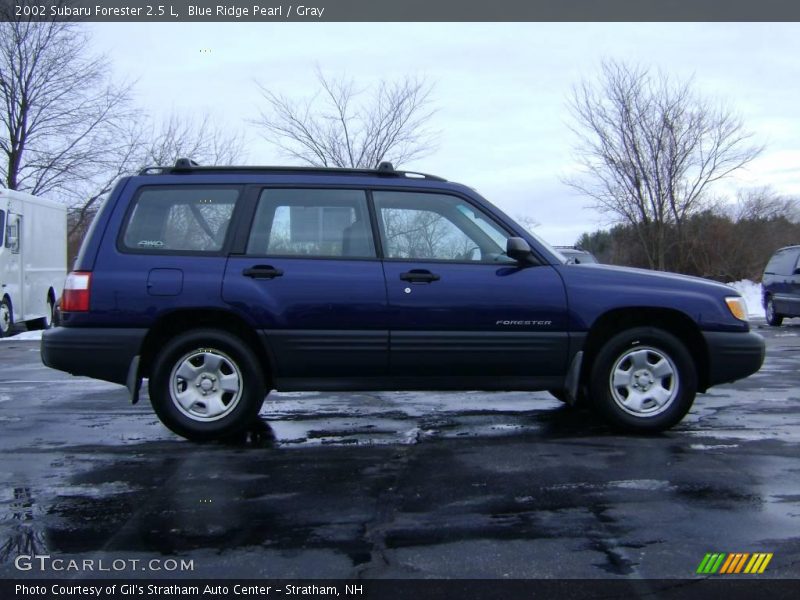 Blue Ridge Pearl / Gray 2002 Subaru Forester 2.5 L