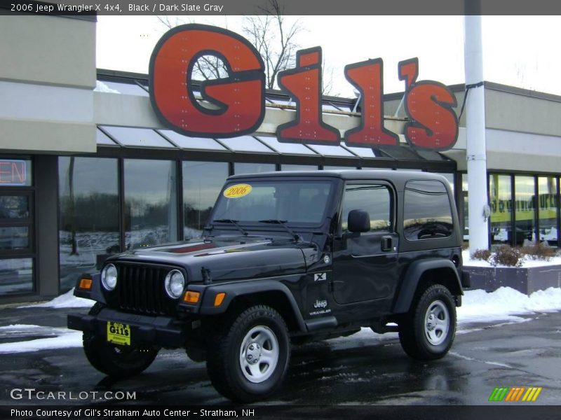 Black / Dark Slate Gray 2006 Jeep Wrangler X 4x4
