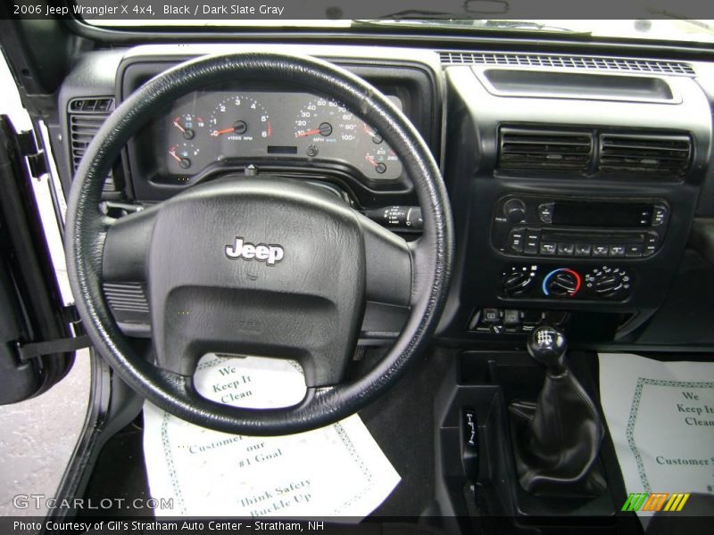 Black / Dark Slate Gray 2006 Jeep Wrangler X 4x4