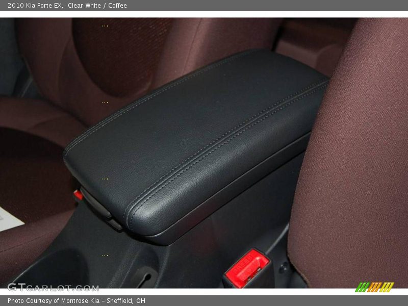 Clear White / Coffee 2010 Kia Forte EX