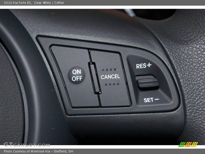 Clear White / Coffee 2010 Kia Forte EX