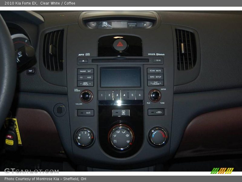 Clear White / Coffee 2010 Kia Forte EX