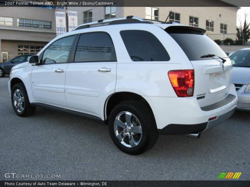 Bright White / Ebony/Cashmere 2007 Pontiac Torrent AWD