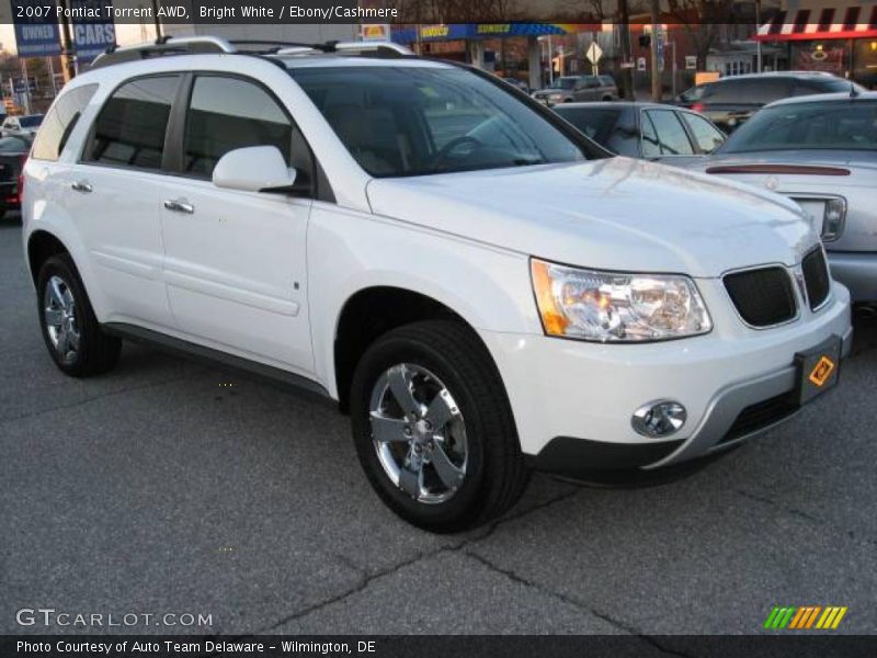 Bright White / Ebony/Cashmere 2007 Pontiac Torrent AWD