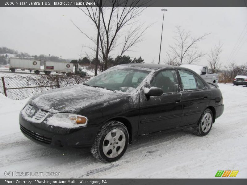 Blackout / Taupe Beige 2006 Nissan Sentra 1.8 S