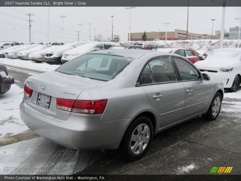 Bright Silver / Gray 2007 Hyundai Sonata GLS