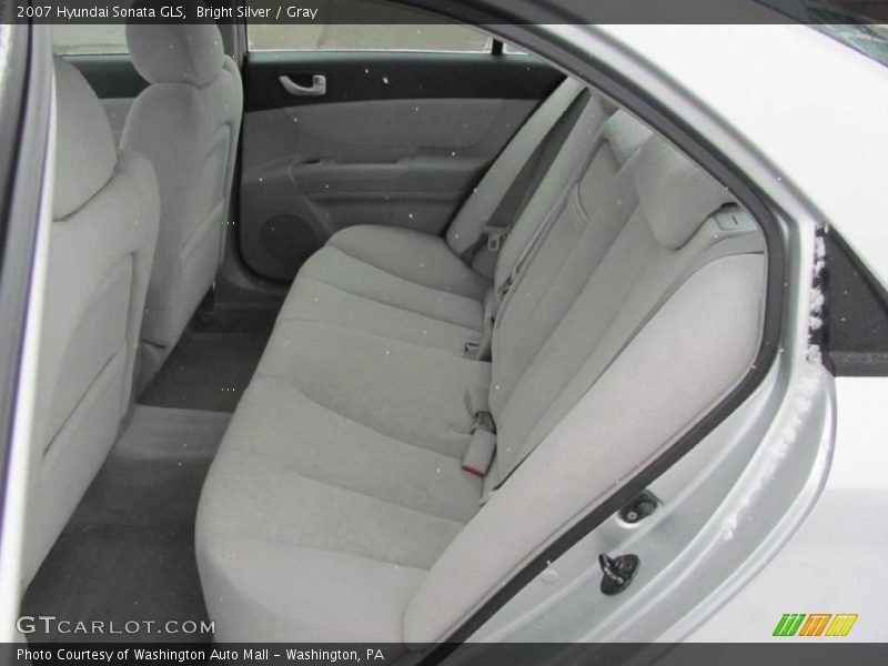 Bright Silver / Gray 2007 Hyundai Sonata GLS