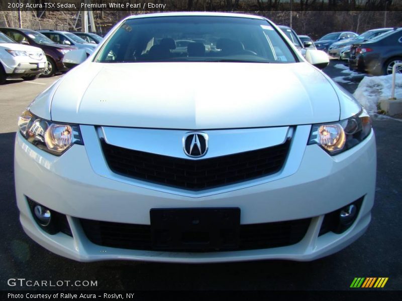 Premium White Pearl / Ebony 2009 Acura TSX Sedan