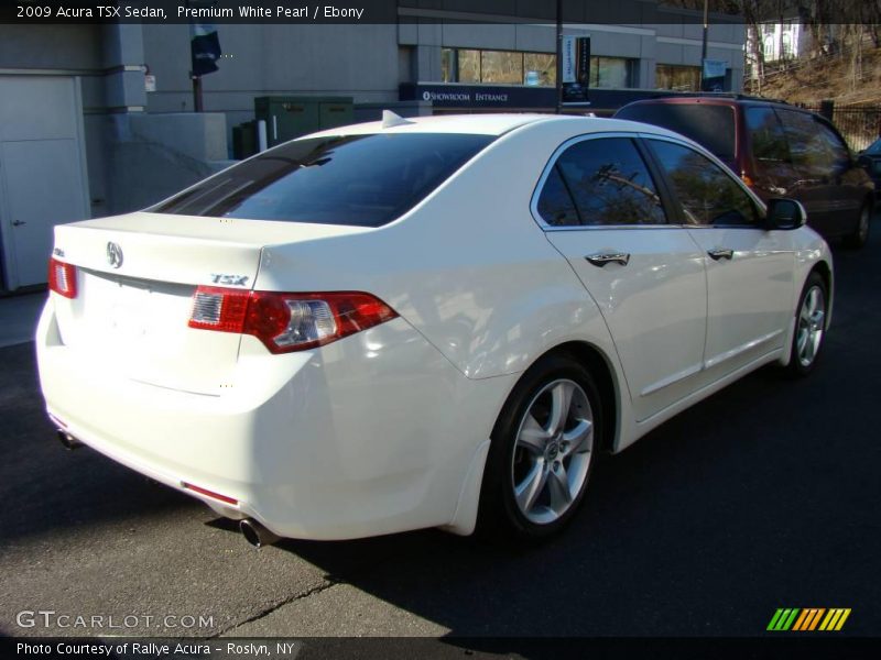 Premium White Pearl / Ebony 2009 Acura TSX Sedan