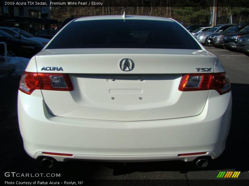 Premium White Pearl / Ebony 2009 Acura TSX Sedan