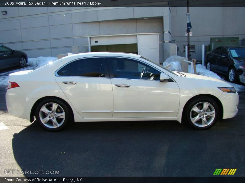 Premium White Pearl / Ebony 2009 Acura TSX Sedan