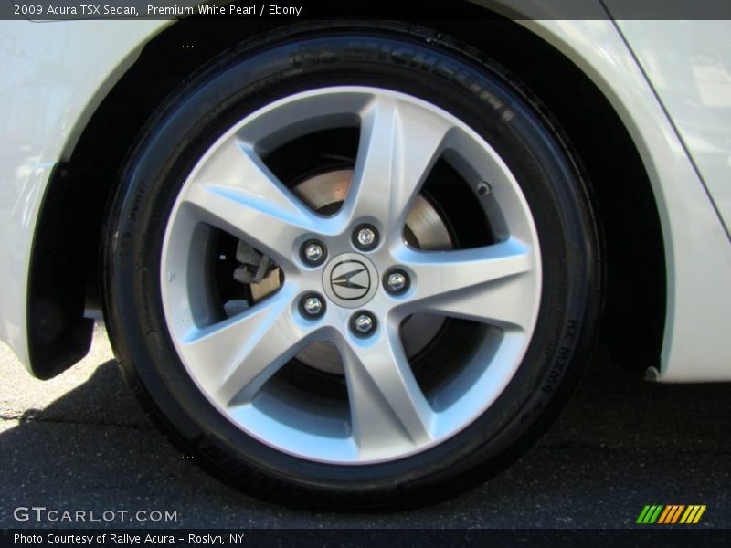 Premium White Pearl / Ebony 2009 Acura TSX Sedan
