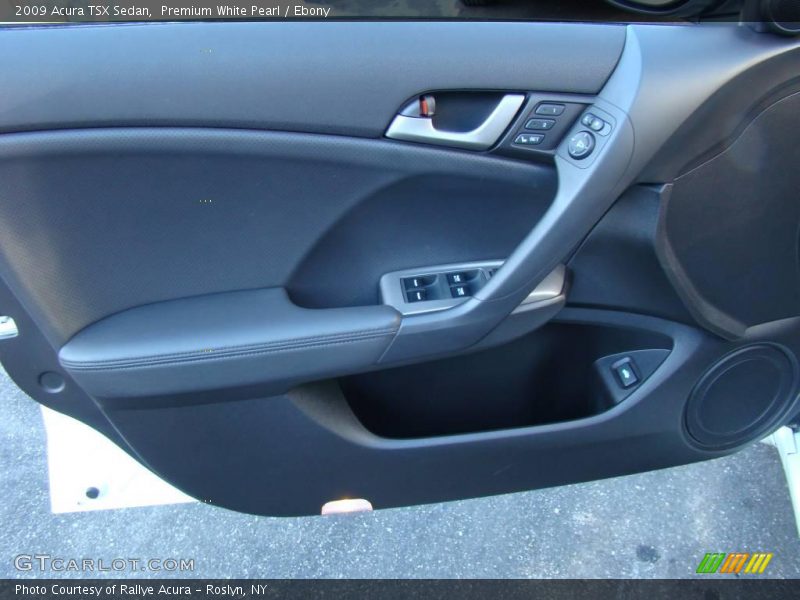 Premium White Pearl / Ebony 2009 Acura TSX Sedan