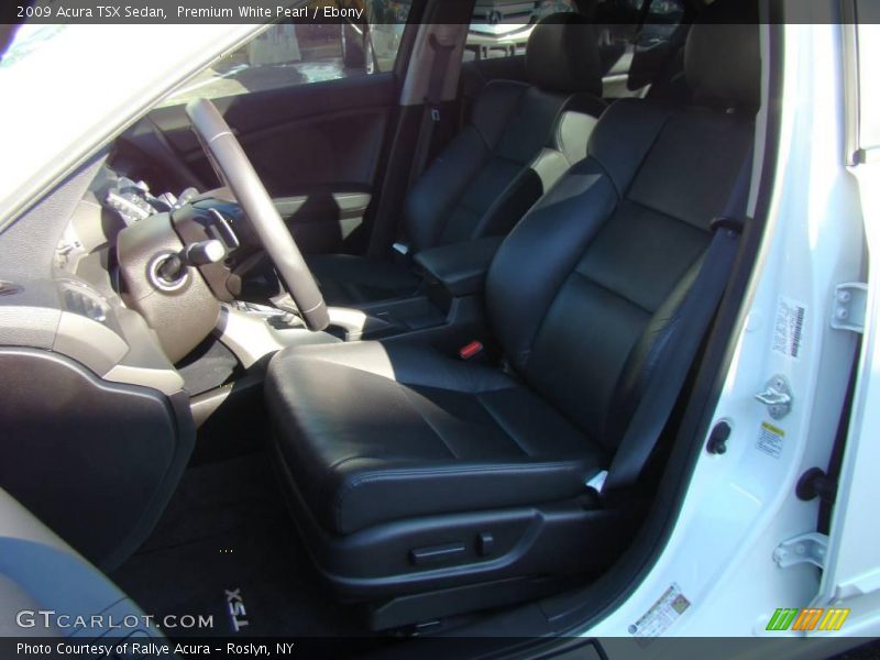 Premium White Pearl / Ebony 2009 Acura TSX Sedan